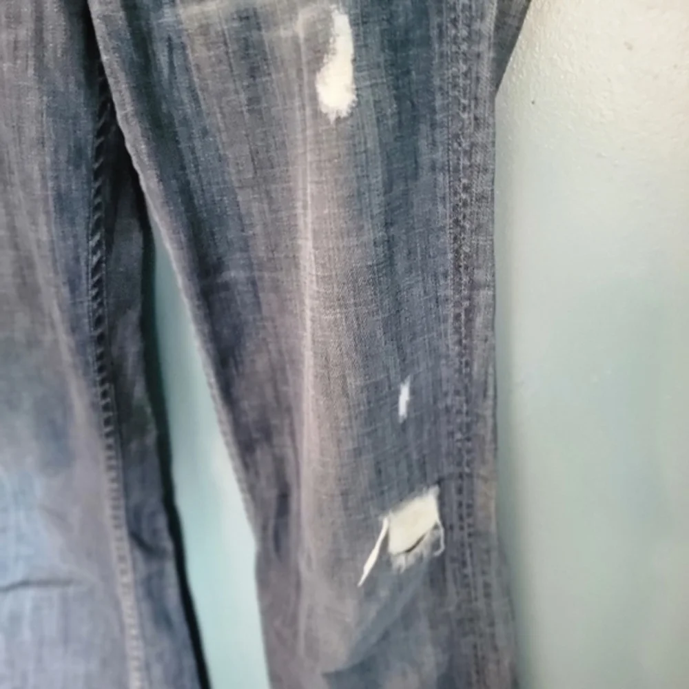 Hudson jeans size 28 distressed‎ blue jeans